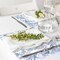 50 Pack Flower Bird Paper Place Mats Blue White Hydrangea Branches Disposable Placemat